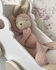 misie i maskotki Maskotka króliczek baby pudrowy róż 45 cm 1