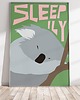 obrazy i plakaty do pokoju dziecięcego Plakat Sleepily - Śpiąco 3