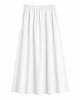 spódnice maxi Feather White - spódnica ze 100% bawełny 3