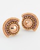 kolczyki swarovski Kolczyki Swarovski Wachlarze rose gold 1
