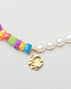 złote naszyjniki Naszyjnik Perłowo Kolorowo 1