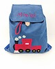 torebki, worki i plecaki dziecięce Personalizowany plecak przedszkolaka, plecak z lokomotywą, plecak z imieniem 5