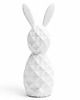 ozdoby wielkanocne Biały Królik Figurka Stojąca 3SZT Dekoracja Wielkanocna Zając do Koszyka 4