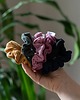 gumki do włosów Scrunchie/frotka dzianina granatowa 3