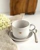 filiżanki Filiżanka ceramiczna ok. 350 ml - Biała z sercem 1