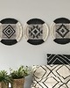 makramy Geometryczna makrama Aztec grafit 2