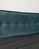 pufy do siedzenia Zagłówek Materac francuski futon Poducha Pikowana kolor Petrol 1