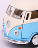 misie i maskotki Metalowa zabawka auto VW Bus| niebieski pastelow 1