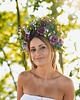 opaski do włosów Wianek z kwiatów sztucznych VIOLETTA 2