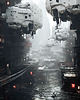 plakaty Futurystyczna Japonia, Cyberpunk - Plakat - Loft, Minimalizm 1