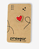 przypinki Pin serce "red heart" 2