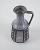 wazony Wazon ceramiczny szary, duński design, lata 70, produkcja: Frank Keramik 6