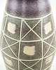 wazony Wazon ceramiczny West Germany z geometryczną dekoracją, lata 70. 4