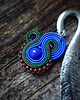 zakładki do książek Kocham Czytać -  zakładka do książki soutache 3