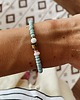 bransoletki ze szkła Bransoletka na gumce  NOMAD BLUE 1