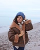 czapki damskie Czapka  beanie wełna peruwiańska alpaka 1