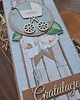 kartki scrapbooking Kartka z okazji narodzin synka (w pudełku) 1