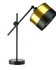 lampy stołowe Czarno-złota lampka stołowa w stylu glamour MALI GLAM 1