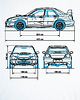 t-shirty męskie Koszulka SUBARU IMPREZA WRX tshirt 1