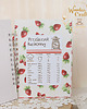 notatniki i albumy Przepiśnik, notes, prezent dla babci, Dzień Babci "Strawberry" GOTOWY 3