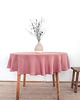 obrusy i serwetki Obrus okrągły medium linen DUSTY PINK 1