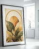 plakaty Plakat do salonu pt. Zielnik art deco VI 2