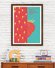 plakaty Truskawka - plakat fine art, giclee 3