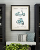 plakaty Vespa skuter - patent - plakat 50x70 cm 6