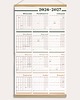 kalendarze i plannery Planer szkolny 2026/2027 z naklejkami i dębowym wieszakiem - 51x89 cm 1