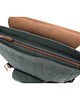 plecaki Plecak Vintage na Laptopa Skóra Płótno Zielone Forester BF51 5