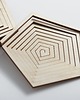 podkładki Wyjątkowa drewniana podstawka PENTA spirals 1