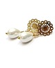 kolczyki pozłacane Kolczyki pozłacane Pearls /white/ perły naturalne vol. 16 1