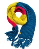 szale damskie Wełniany szal z wełny peruwiańskiej PERUVIAN WOOLY 5