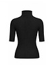 topy damskie Bluzka golf czarny YY500102 3