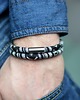 biżuteria męska Bransoletka MĘSKA BOHO MASAYAL DUO SATIN STEEL 2