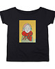 t-shirt damskie Fox Love Czarny oversize 1