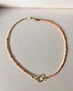 chokery Pomarańczowy choker 1