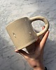 kubki i filiżanki Duży Ceramiczny Kubek Handmade 450 ml z Narciarzami Courchevel 4