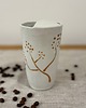 kubki Porcelanowy kubek do kawy na wynos  375ml 1