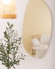 lustra stojące i wiszące LUSTRO PLAMA NIEREGULARNE DO SALONU POKOJU ŁAZIENKI NOWOCZESNE 80x37CM 1