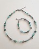 chokery Naszyjnik choker błękity, kolekcja TALIZMAN, amazonit, labradoryt, akwamaryn 3