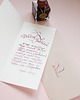 zaproszenia i kartki na ślub Kaligrafia: personalizowane życzenia podziękowania pisane ręcznie atramentem 3