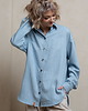 koszule damskie  Bawełniana koszula dżinsowa, LIGHT BLUE AMELIA 1