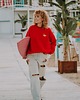 bluza bez kaptura damska Bluza oversize Kreweta 1