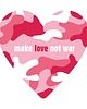t-shirt damskie T-shirt Make love not war 2