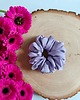 gumki do włosów Satynowa gumka satynowa scrunchie owijka frotka lawenda MAXI 3