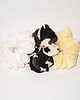 gumki do włosów Scrunchie krówka 3