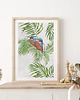 plakaty Plakat Kingfisher Green Palm 3