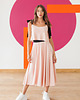 topy damskie Top First Rose Pink z kokardami 3