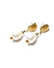 kolczyki pozłacane Kolczyki pozłacane Pearls [white] perły vol. 27  6